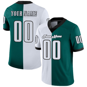 Camiseta de Fútbol Personalizada, Cuello en V, Manga Corta, Uniforme de Equipo, Impresión Digital, Opción de Logotipo, Nombre y Número, Malla Transpirable - Product Image 4