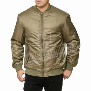Chaqueta Bomber de satén para hombre, moderna y cómoda, de alta calidad, duradera y perfecta para ropa informal - Product Image 1