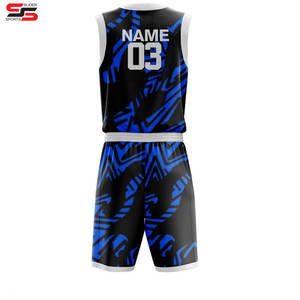 Uniforme de basket-ball réversible de haute qualité Nouveau design 3D sublimé Logo personnalisé imprimé Service OEM pour garçons Nouvelle arrivée - Product Image 2