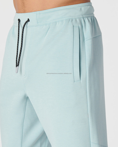 Pantalones de chándal de algodón personalizables de alta calidad para hombre, Jogger cómodo, patrón recto, logotipo impreso, cordones, ajuste deportivo informal - Product Image 6