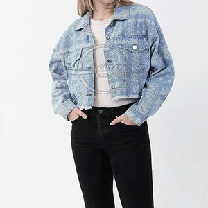 Vestes en jean pour femmes, best-sellers en ligne, service OEM, vêtements décontractés, veste en jean pour femmes en vente - Product Image 3