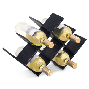 ที่วางขวดสำหรับบาร์ที่บ้านชั้นวางไวน์ทำจากอลูมิเนียมทันสมัยผิวขัดเงามีขอบโค้งดีไซน์แบบตั้งบนเคาน์เตอร์ - Product Image 5