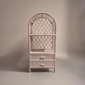 Meubles pour enfants en rotin bébé commode organisateur de chambre placard de rangement petite étagère armoire - Product Image 4