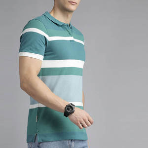 Polo en tissu lisse pour homme, de haute qualité, léger, adapté au travail, aux sorties quotidiennes, à la maison et aux activités décontractées - Product Image 3