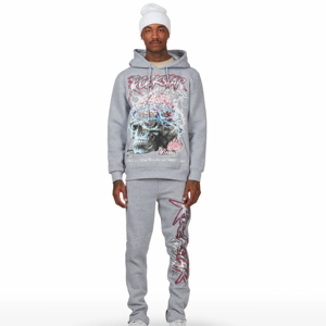 Vêtements de sport à logo personnalisé pour hommes Survêtements évasés en coton 100% épais Survêtements streetwear unisexes - Product Image 1