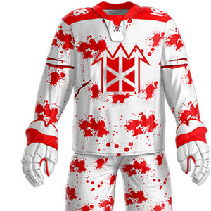 Vêtements d'entraînement de hockey sur glace Vêtements unisexes Uniforme de hockey sur glace coupe-vent/Uniforme de hockey sur glace de qualité supérieure sur mesure - Product Image 4
