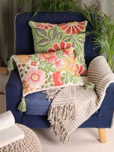 Striped Decorative Cushion Cover for Home and Hotel Use Woven Technique <b>Pillow</b> <b>Cases</b> & Cushion <b>Cases</b> Hand Woven Boho Tufted - Product Image 6