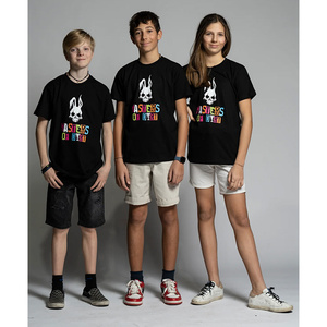 T-shirt Original Masters of Dirt M.O.D pour garçons, 100% coton jersey, coupe ample, motifs animaux et dessins animés simples - Product Image 2