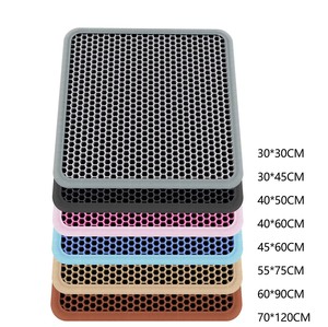 Extra <b>Large</b> 90x60 cm Double-Layer EVA Durable Portable Cat Litter <b>Mat</b> Innovative Honeycomb Design Waterproof Pet <b>Mat</b> Pad - Product Image 2