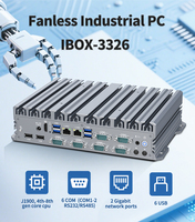 PC Box Kecil Dual Gigabit LAN 6COM HD SSD/HDD Baru, Mesin I5 untuk Visi Medis, Otomasi, DDR3, SATA, Tanpa Kipas, Tertanam, Industrial