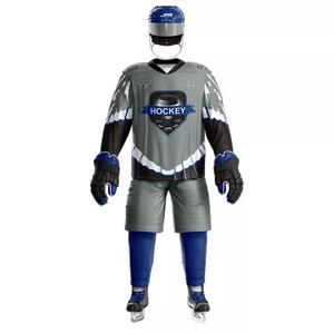 GAF Maillots de hockey sur glace d'équipe personnalisés, respectueux de l'environnement, imprimés par sublimation et bon marché, uniformes de hockey sur glace de conception libre - Product Image 5