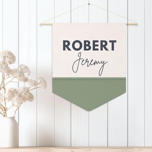 Cuadro de Pared de Macramé Boho Personalizado, Decoración de Algodón, Arte Bordado a Mano con Nombre, Lienzo Único de Forma Rectangular - Product Image 6