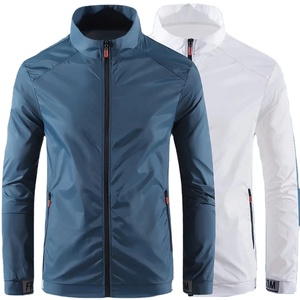 Custom Men's Hooded Canvas Windbreaker <b>Jacket</b>-Reflective <b>Waterproof</b> Eco-Friendly Quick Dry & Breathable - Product Image 4