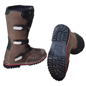 Nuevo estilo de cuero de vaca hecho para motocicletas, zapatos de carreras hechos a medida, zapatos de carreras para motociclistas, carreras, Motocross, zapatos de cuero - Product Image 4