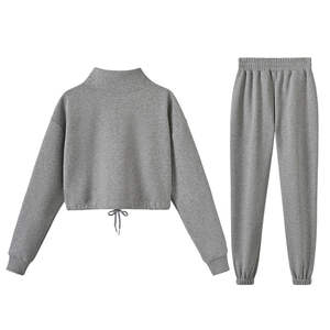 Vêtements d'entraînement pour femmes Ville Sports, design et logo personnalisés, hauts longs respirants, ensembles de survêtement, ensembles de jogging - Product Image 2