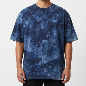 T-shirt Homme Délavé à l'Acide, 100% Coton, Style Streetwear, Écologique, Impression Logo Personnalisé, Vente en Gros - Offre Spéciale Prix Abordable - Product Image 1