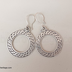ต่างหูชนเผ่าคูชิสีเงินสไตล์โบฮีเมียนเครื่องประดับขายส่งเป็นที่ต้องการสูง - Product Image 3