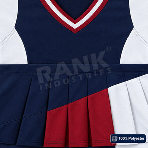 Nouvelle conception d'uniforme de cheerleading scolaire, logo personnalisé, vêtements d'équipe, vêtements de sport respirants haute performance - Product Image 6