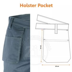 Chaleco de Seguridad Amarillo, Pantalones de Trabajo, ANSI Clase 1, EN ISO 20471 Clase 2, Resistente a Ácidos, Ignífugo, Impermeable, con Logotipo Reflectante LED - Product Image 4