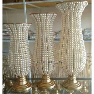 Look brillant entièrement plaqué or de haute qualité métal de qualité supérieure Unique fantaisie Designer look élégant décor de table de mariage - Product Image 5