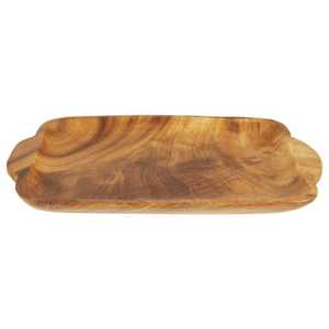 Bandeja DE SERVICIO DE MADERA hecha a mano de lujo elaborada con precisión para mejorar el comedor y la decoración del hogar - Product Image 1