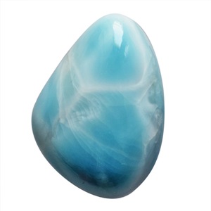 Mer des Caraïbes Larimar Cabochon Taille 3-21 MM Lisse Poli Dos Plat Côté Stefilia Pierre De République Dominicaine Pendentif - Product Image 2