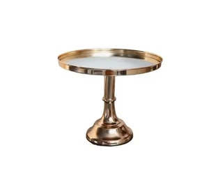 Elegant Round Metal <b>Cake</b> <b>Stand</b> with Enameled Finished Perfect Serving <b>Christmas</b> <b>Cakes</b> with Decorative Dome Holiday Celebrations - Product Image 2