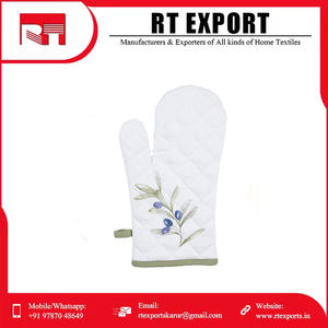 Exportateur indien Sublimation 100% mitaines de four de cuisson en pur coton avec logo privé personnalisé - Product Image 3