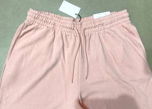 Printemps été glace soie femmes taille moyenne droite confortable léger taille élastique plat avant Polyester/coton pantalon ample - Product Image 3