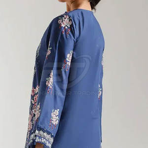 Chemise et pantalon pour femmes 2026 Ensemble pakistanais Shalwar Kameez 2 pièces en taille adulte Personnalisé à vendre - Product Image 6