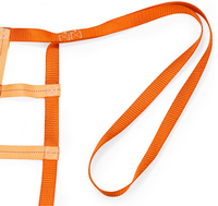 Filets de levage de cargaison, sangles de levage pour palan, élingue plate en polyester, filet de levage, filet de suspension de cargaison
