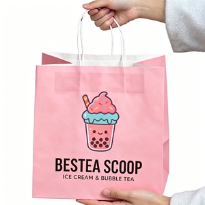 Bolsa de Compras de Papel Blanco Personalizada de Alta Calidad, Impresa en Toda la Superficie, con Asas Retorcidas, Tipo Boutique - Product Image 5
