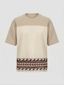 Camisetas Personalizadas con Diseño Tribal para Mujer, Cuello Redondo, Manga Corta, Secado Rápido, Corte Regular, Ropa Casual de Otoño, Estilo Urbano - Product Image 3