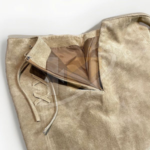 กางเกงหนังกลับสำหรับผู้ชายกางเกงผู้ชายมีโลโก้ดีไซน์ใหม่ล่าสุด - Product Image 5