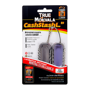 Porte-clés promotionnel TRUE 'CashStash+' avec mousqueton premium pour l'organisation des clés - Product Image 2