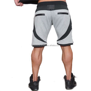 Pantalones Cortos Deportivos Casuales para Hombre, Color Negro y Gris, 100% Algodón, Ajustados, para Entrenamiento y Running, Novedad 2026 - Product Image 3