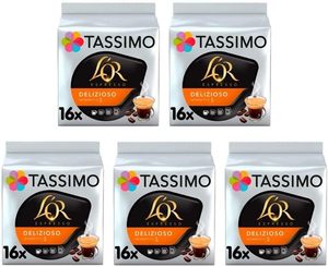 Cápsulas de Café Tassimo L'OR Espresso Delizioso x16 (Paquete de 5, Total 80 Bebidas) - Product Image 5