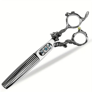 Ciseaux amincissants Ciseaux de coiffure Ciseaux à cheveux pointus professionnels, outils de coupe de coiffeur, équipement de coiffure de salon - Product Image 3