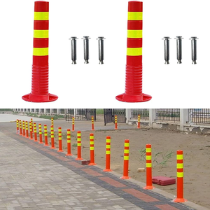 Pilier de contrôle en PVC réfléchissant durable de meilleure qualité Indicateur de limite de qualité supérieure Personnalisable OEM Sécurité routière Roadway 360 - Product Image 6