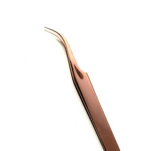 Pinzas de extensión de pestañas de acero inoxidable de alta calidad 2023, nuevas herramientas de maquillaje y belleza para extensiones de pestañas a la venta - Product Image 6