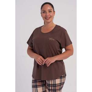 KADIN P.SUPREM XXL O YAKA KISA KOL ETEGI OVAL SORT TAKIM - CAVINO - CAVINO - Product Image 2