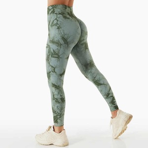 Leggings personnalisés de yoga et de fitness respirants à séchage rapide pour femmes Leggings de yoga sans couture à la mode à taille haute - Product Image 4