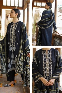 Ensemble Salwar Kameez pour femmes de couleur unie séchage rapide respirant pelouse tenue décontractée vêtements traditionnels pour femmes-style indien pakistanais - Product Image 2