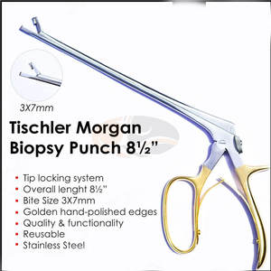 Ensemble d'instruments orthopédiques manuels en acier inoxydable, poinçon Kerrison, rongeurs rachidiens, instruments chirurgicaux rotatifs, sécurité MOL - Product Image 6