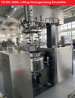 Mélangeur émulsifiant d'homogénéisation sous vide industriel entièrement automatique TENZ/Solution d'homogénéisation avancée pour produits de haute qualité