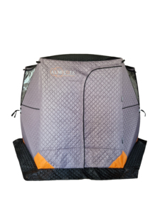 ALMICOTA Portable Lightweight Waterproof Triple Layer Two Bedroom Three Season Outdoor Camping <b>Tent</b> 6-<b>8</b> <b>Person</b> Hexagonal Diamond - Product Image 2
