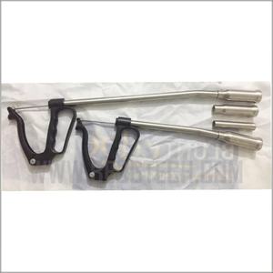 Venta al por mayor de alta calidad bolo de cabeza curva de acero inoxidable mango de cuidado de animales pistola de bolas aplicador de bolo - Product Image 6