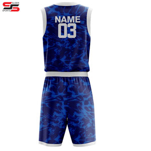 Venta al por mayor nuevo diseño de sublimación Último precio de calidad superior reversible totalmente personalizado logotipo uniformes de baloncesto - Product Image 2
