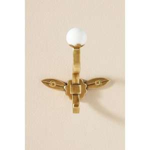 Crochets muraux en laiton au meilleur design tendance de leur catégorie pour le style de maison haut de gamme et design fini poli doré au meilleur taux - Product Image 5