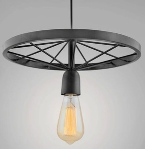 Lampe suspendue de style anneau en métal de luxe, nouveau design, lampe suspendue de style café, pour usage domestique et commercial - Product Image 3